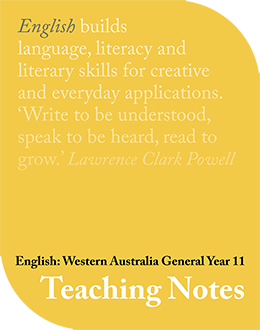 English: Western Australia General Year 11